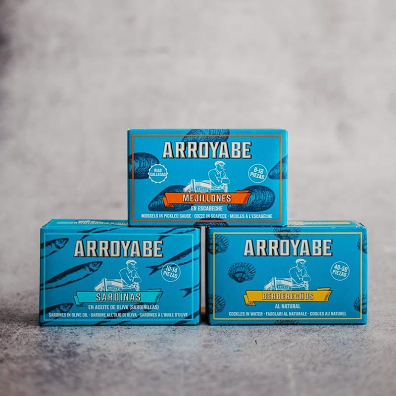 Packaging-especialidades-Conservas Arroyabe de Bermeo
