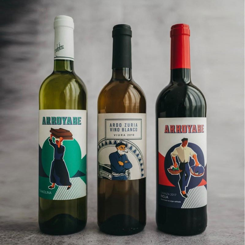 Packaging-vino-Conservas Arroyabe por George y Mildred