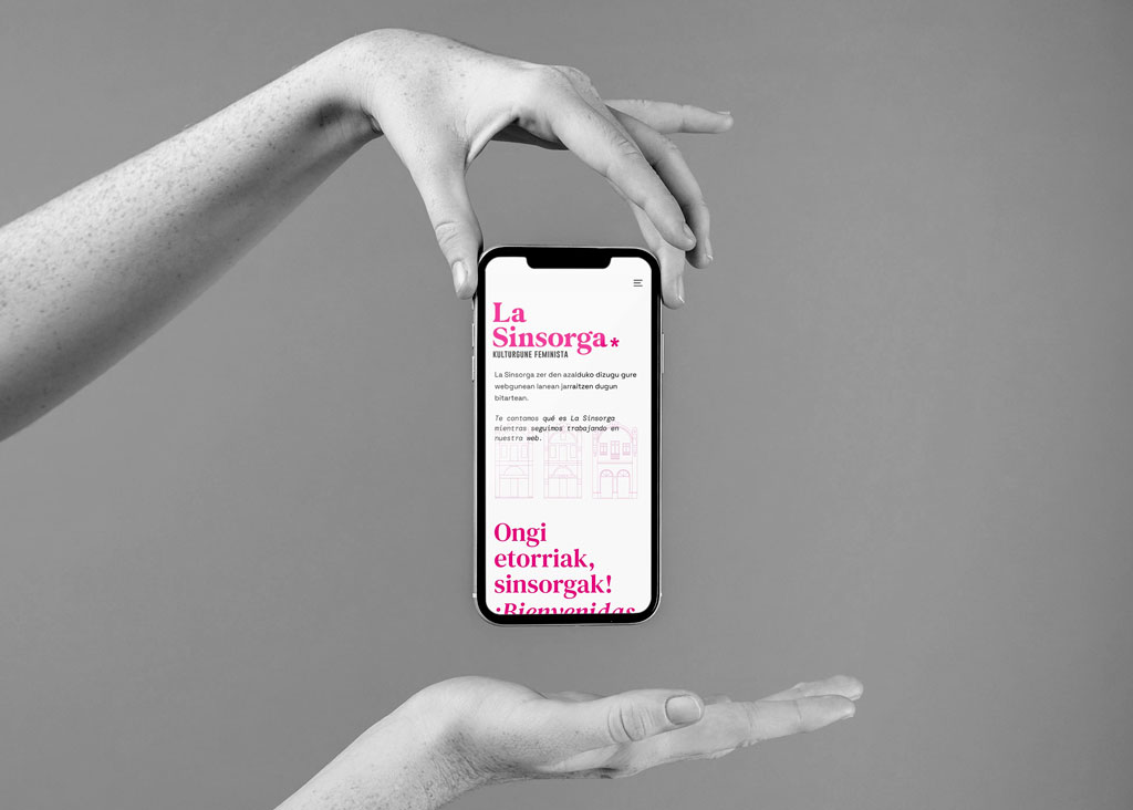 Diseño de web La Sinsorga kulturgune feminista en Bilbao